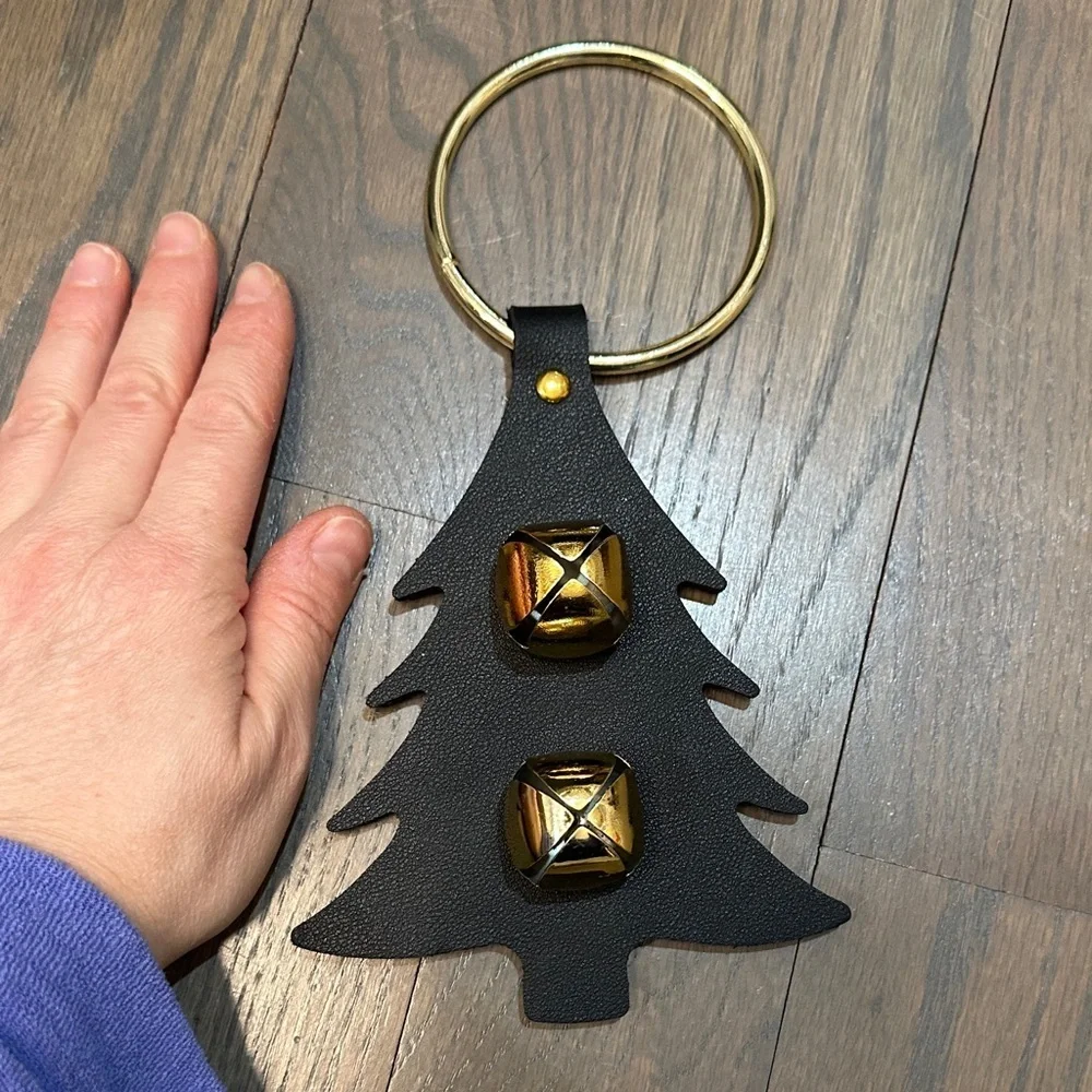 Black and Gold Holiday Door/Wall Ornament
